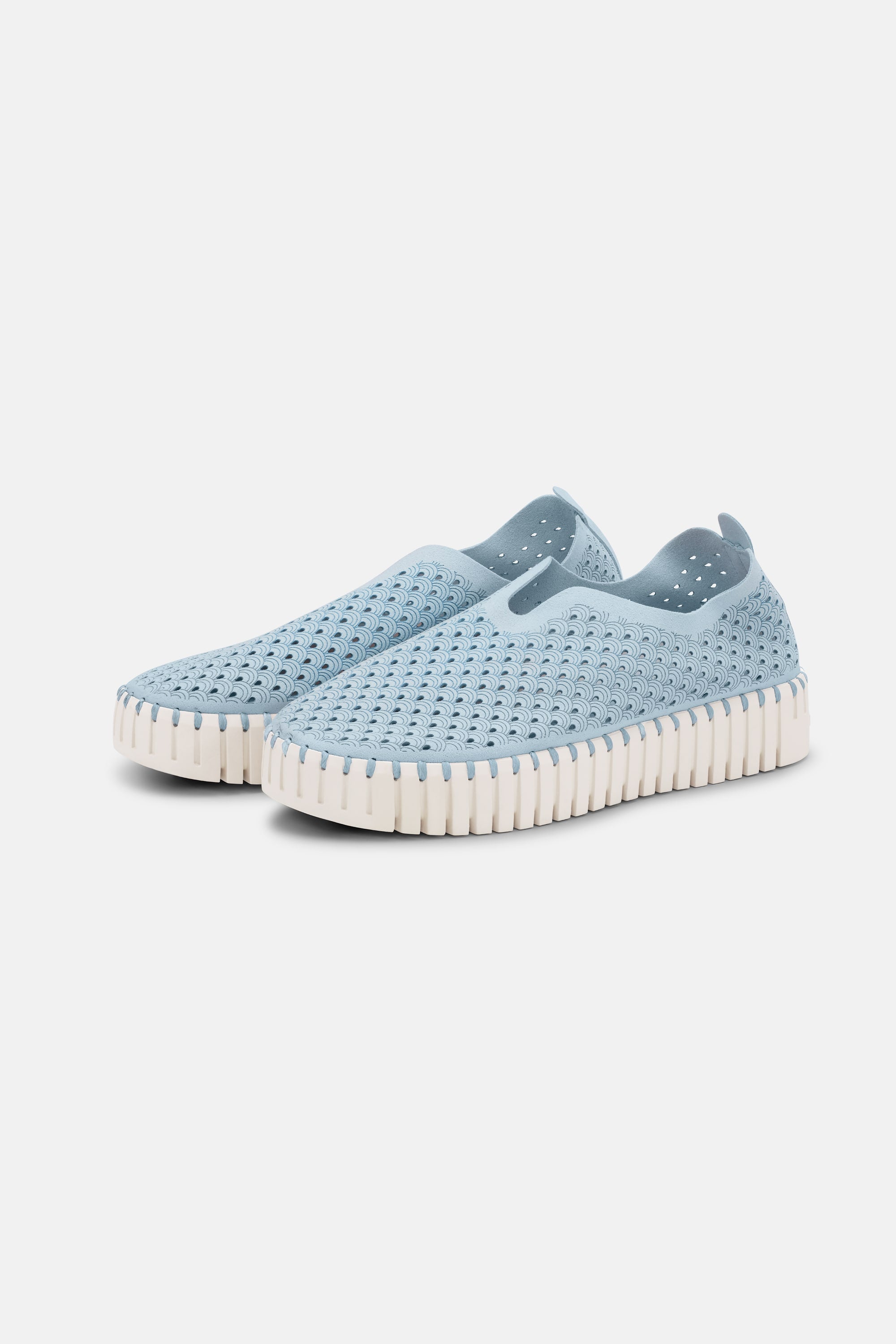 Platform Tulip Slipper - Ash Blue